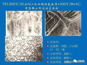 鈦及鈦合金的組織特征